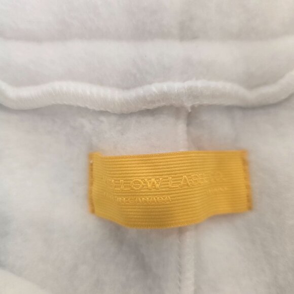 Yellow Label Co. Women's White Fleece Jogger Pants Size Medium warm soft comfy - Picture 8 of 9